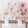 Rosetas decorativas, rosa pastel