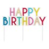 Topo Bolo Happy Birthay Acrílico