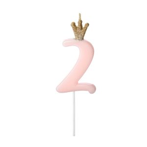 Velas De Aniversário Número 2