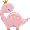 Balão Dinossauro Rosa 71cm