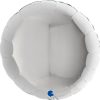 Balão Redondo Prateado 91cm